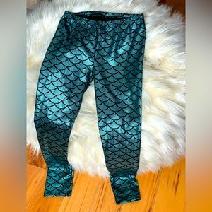 Mermaid Leggings Size 10/12